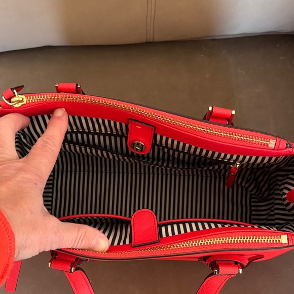 Kate Spade Vibrant Red Satchel - Picture 5 of 10